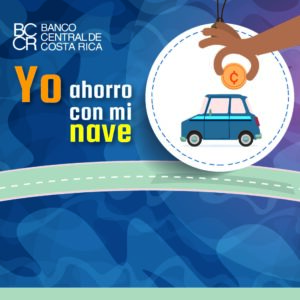 Yo ahorro con mi nave: ilustración y contenido para redes sociales para BCCR (2017)
